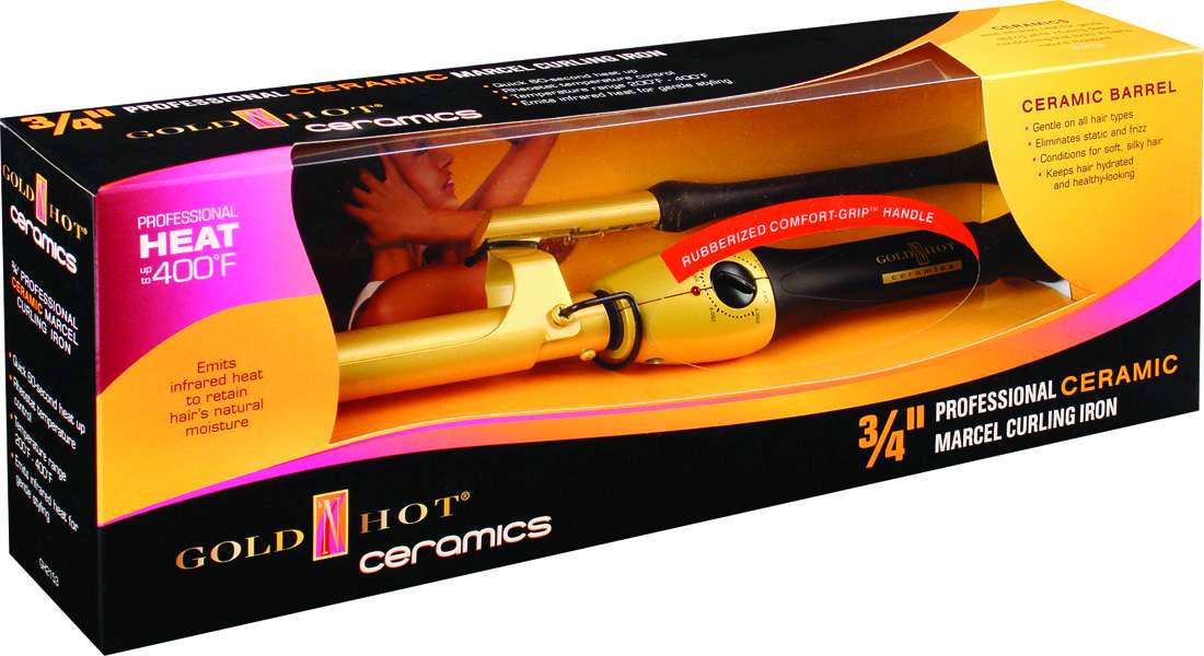 GOLD N HOT MARCEL IRON CERAMIC 3/4 IN