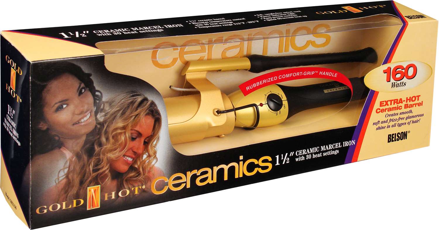 GOLD N HOT MARCEL IRON CERAMIC 1 1/2 IN