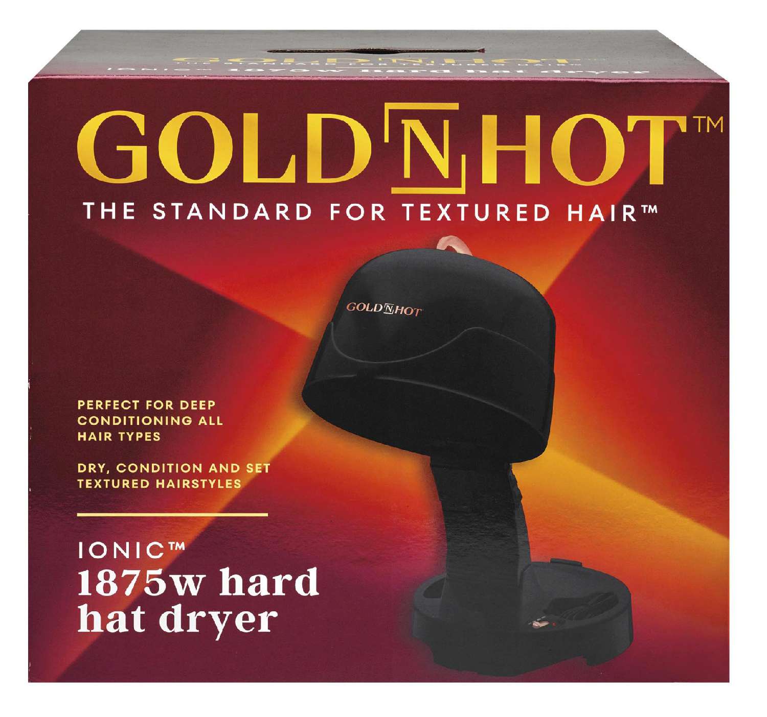 GOLD N HOT HOOD DRYER BLACK