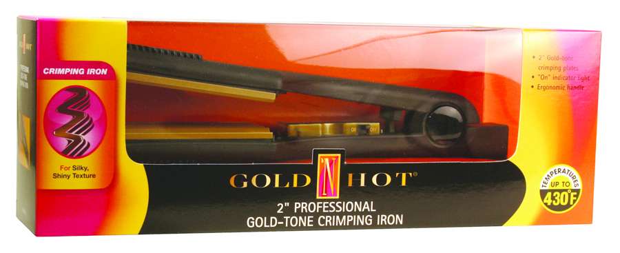 GOLD N HOT CRIMPING IRON GOLD