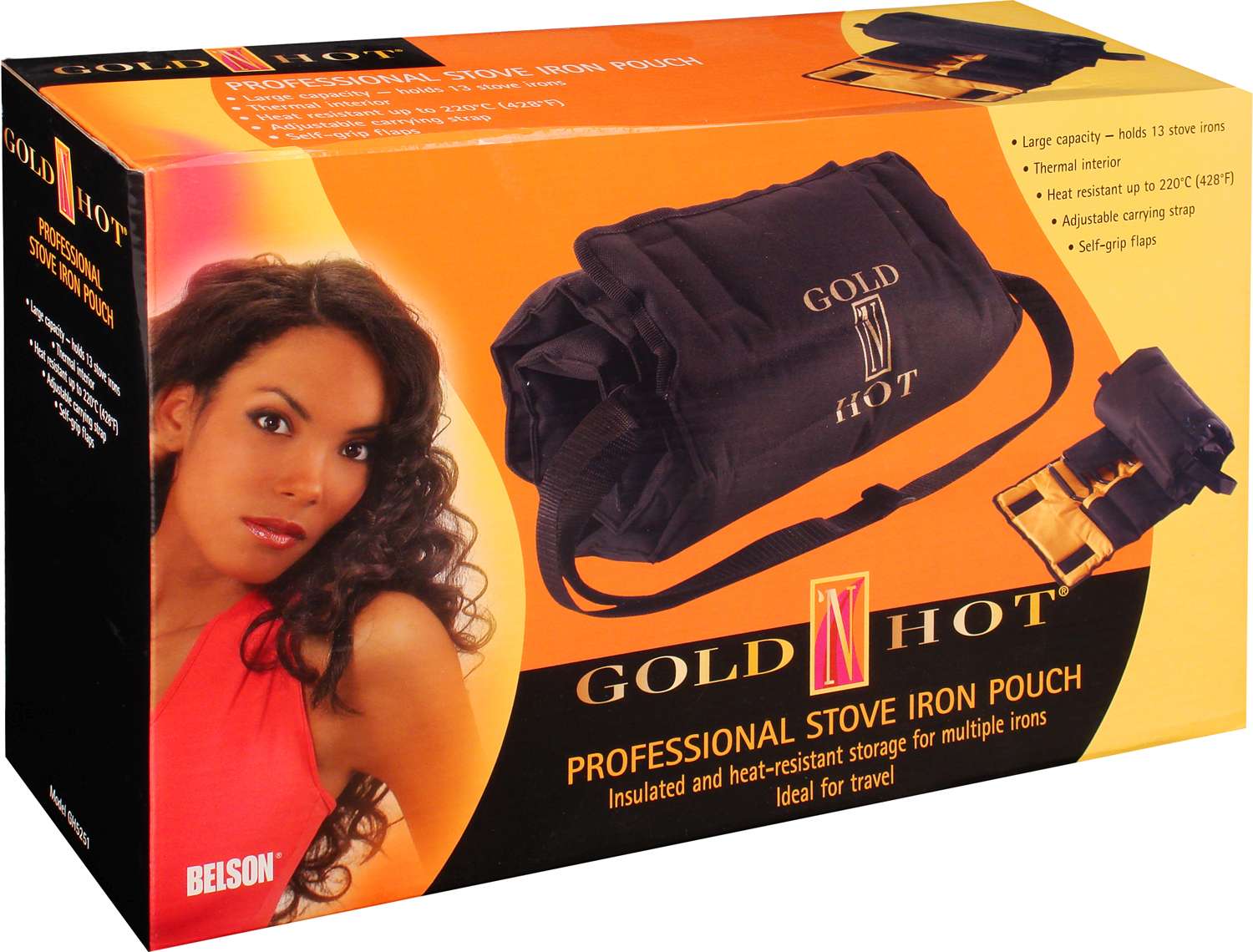 GOLD N HOT STOVE IRON POUCH 13 IRON CAPACITY
