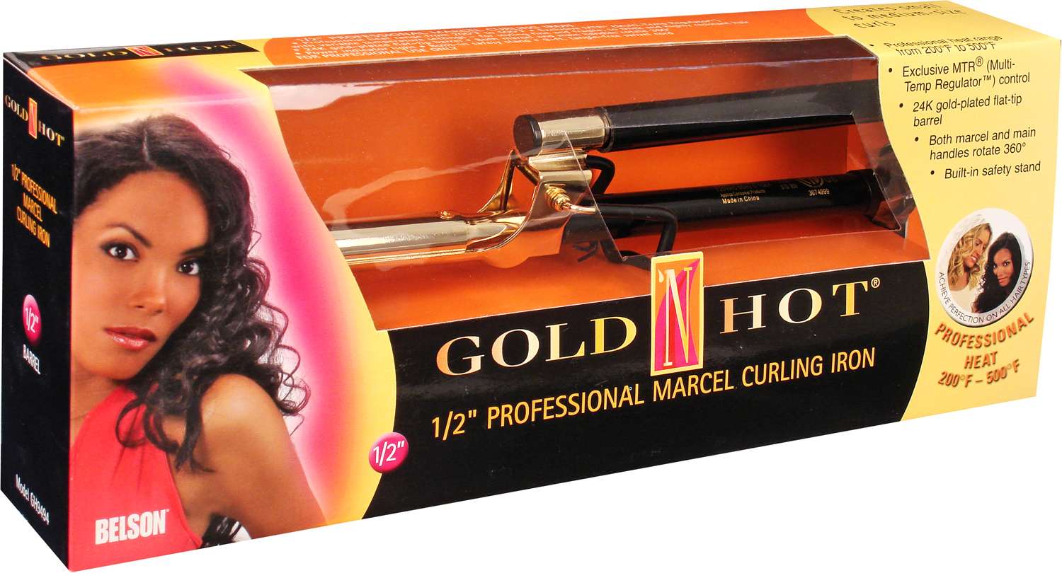 GOLD N HOT MARCEL IRON 1/2 IN