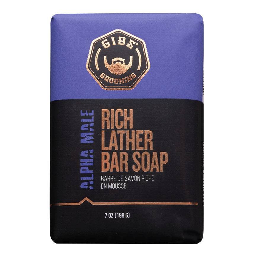 Gibs Alpha Male Rich Lather Bar Soap