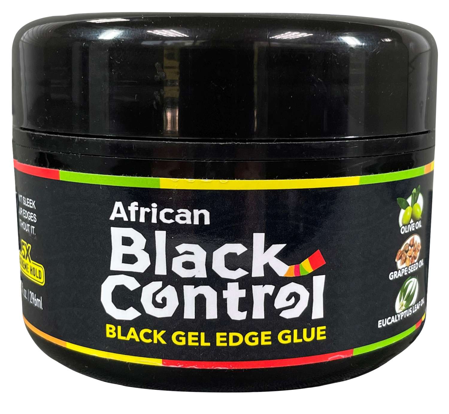 AFRICAN BLACK CONTROL EDGE GLUE 10 OZ