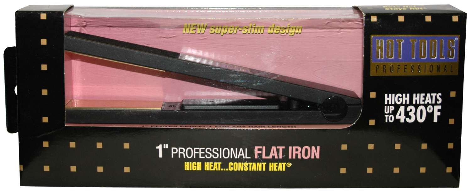 HOT TOOL FLAT IRON GOLD THIN