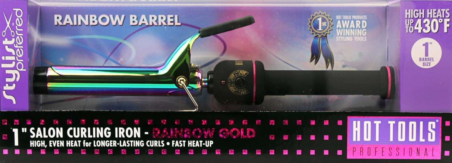 HOT TOOL C/IRON RAINBOW GOLD