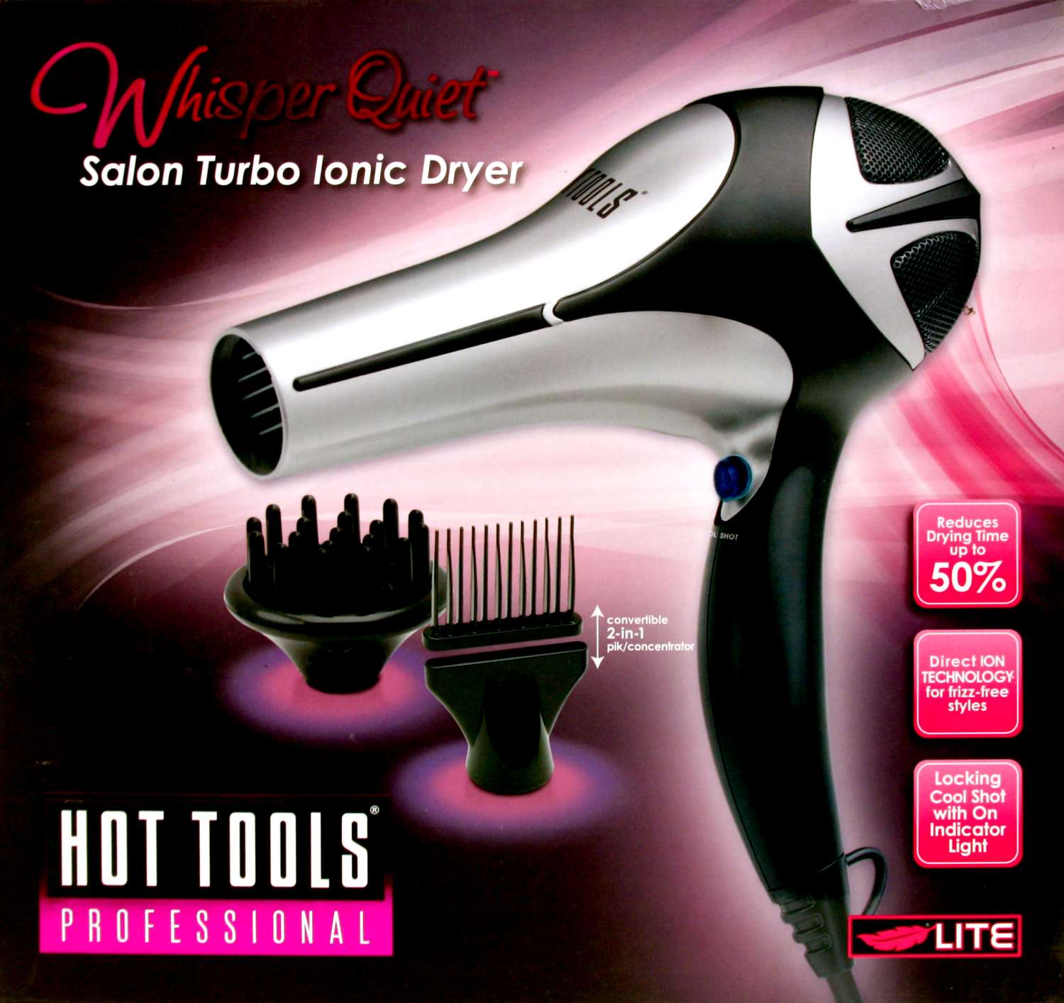 HOT TOOL DRYER WHISPER QUIET
