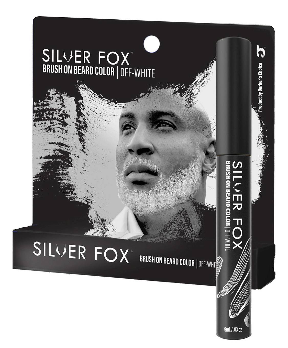 SILVER FOX BRUSH ON BEARD [OFF WHITE]