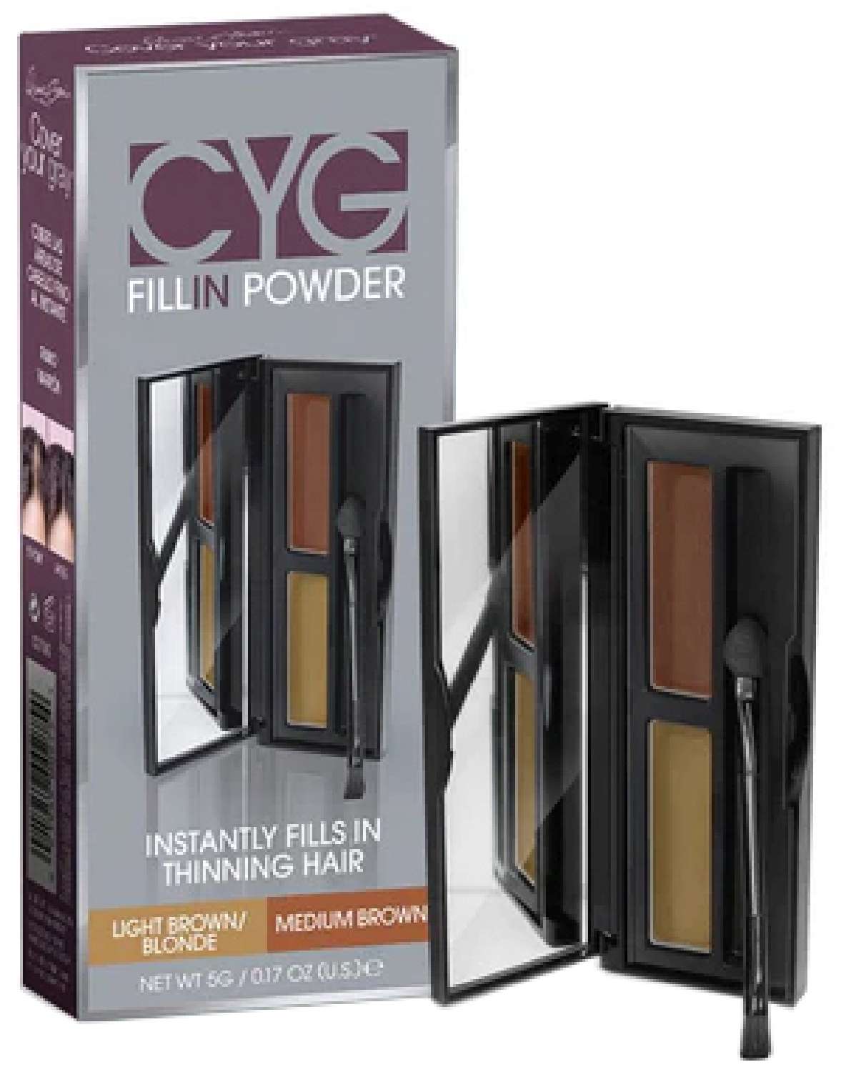 CYG FILLIN POWDER LIGHT BR BLONDE/MED BR