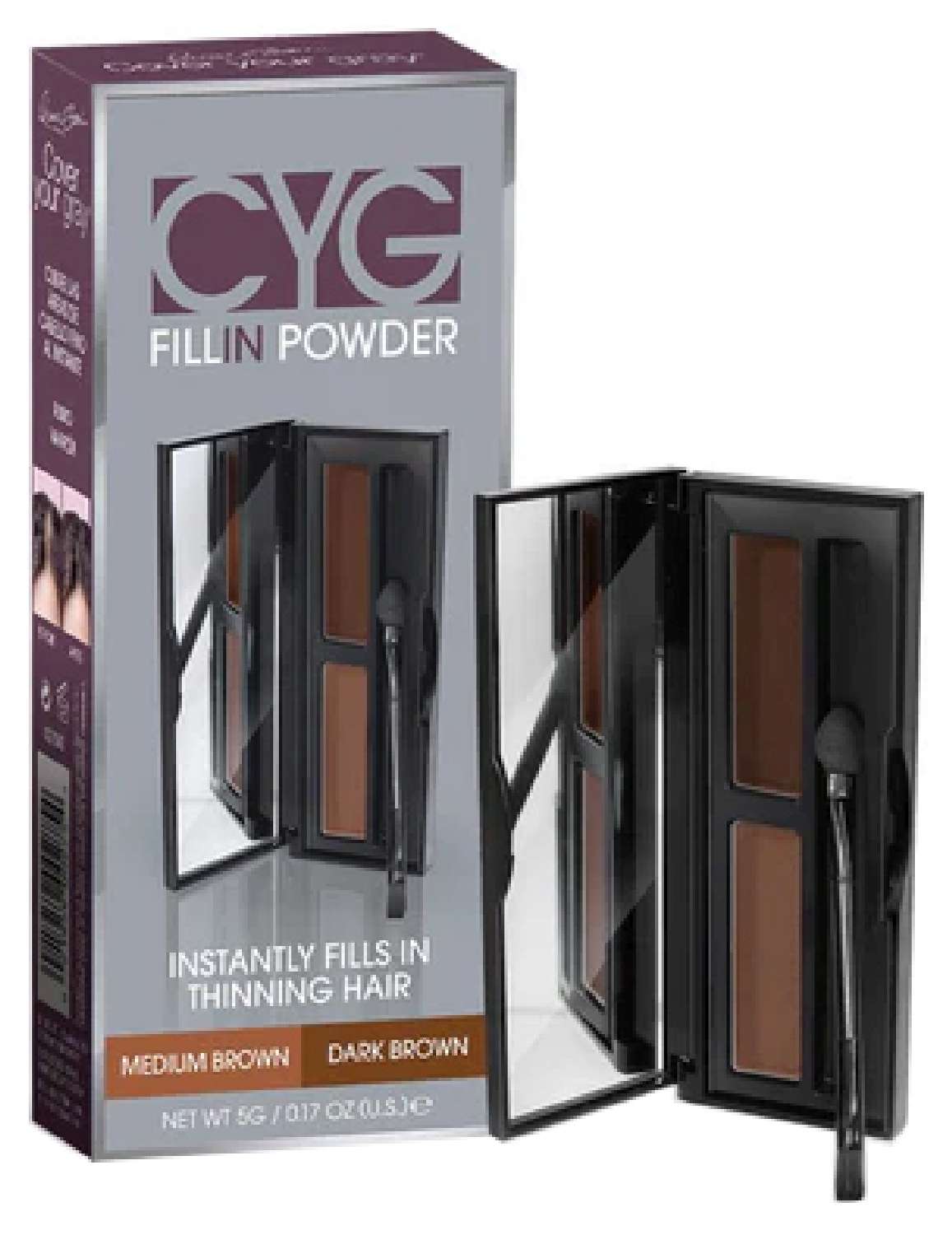 CYG FILLIN POWDER MEDIUM BR/DARK BR