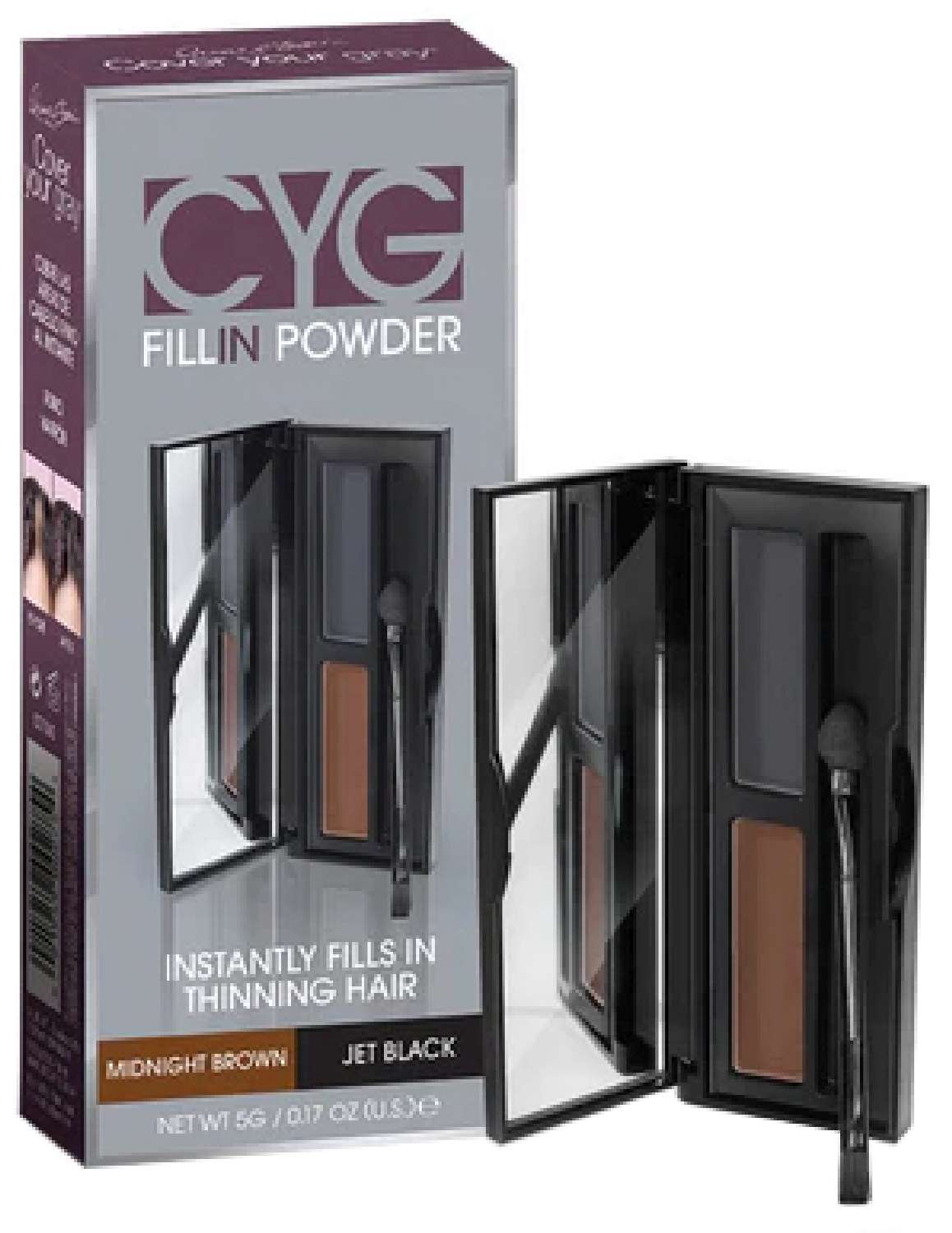 CYG FILLIN POWDER MIDNIGHT BR/JET BLK