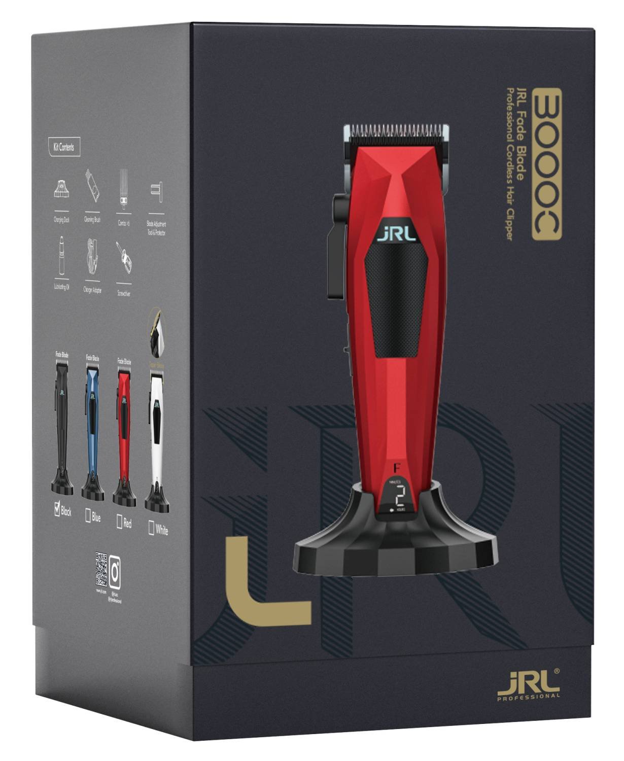 JRL CLIPPER 3000C MINI W/FADE BLADE RED