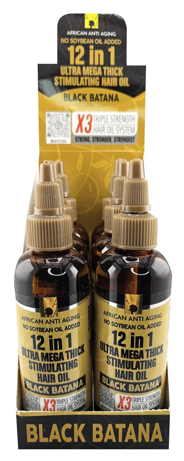 AAA 12 IN 1 OIL [BLACK BATANA] 6/DP