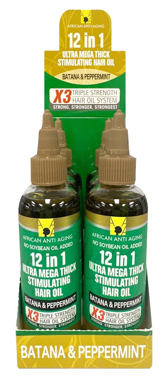 AAA 12 IN 1 OIL [BATANAMINT] 6/DP 3.38 OZ