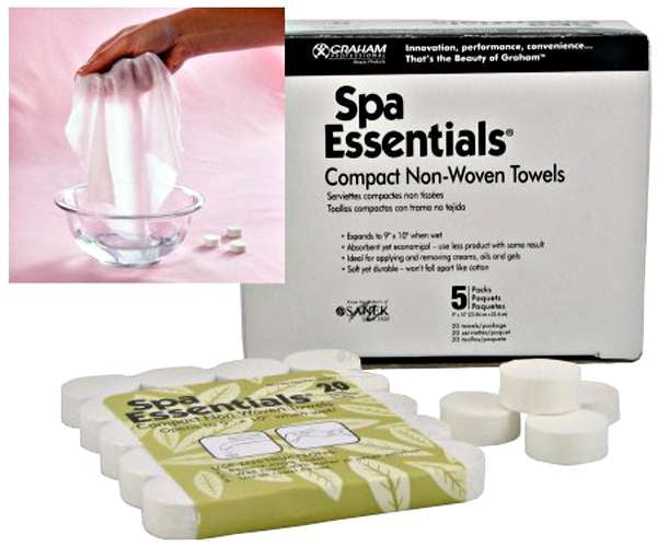 SPA COMPACT NON-WOVEN TOWELS