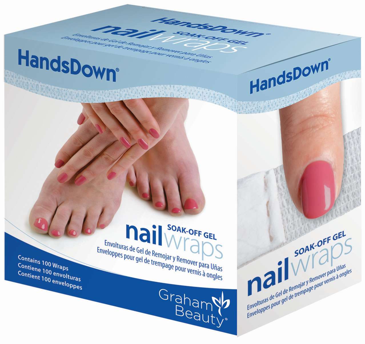 HANDSDOWN NAIL WRAPS SOAK-OFF GEL
