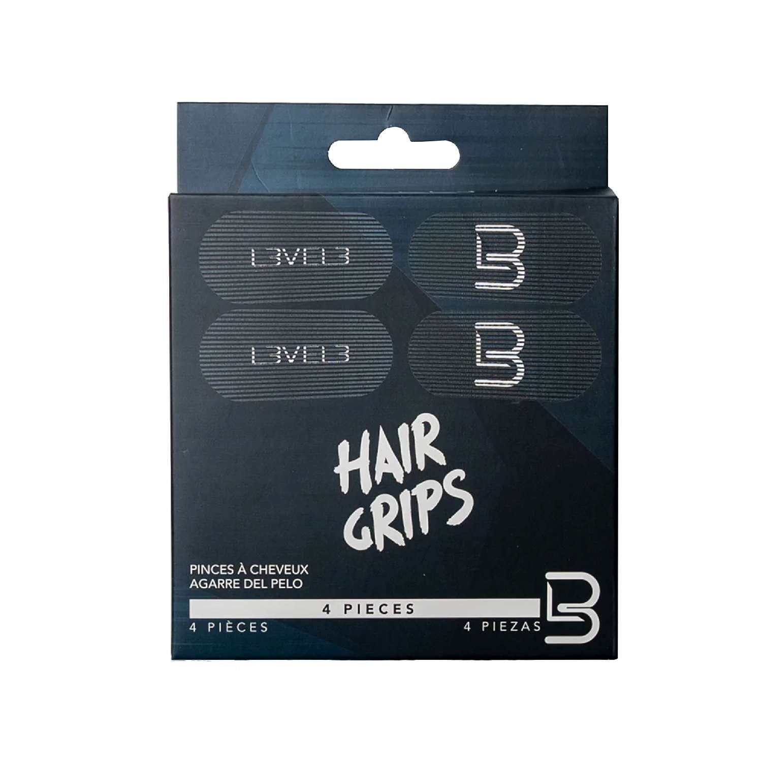 LEVEL3 4PC HAIR GRIPS