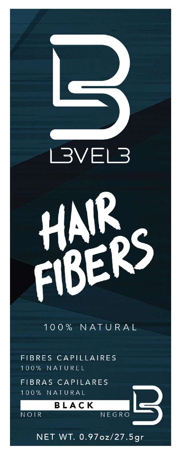 L3VEL3 HAIR FIBERS [BLACK]