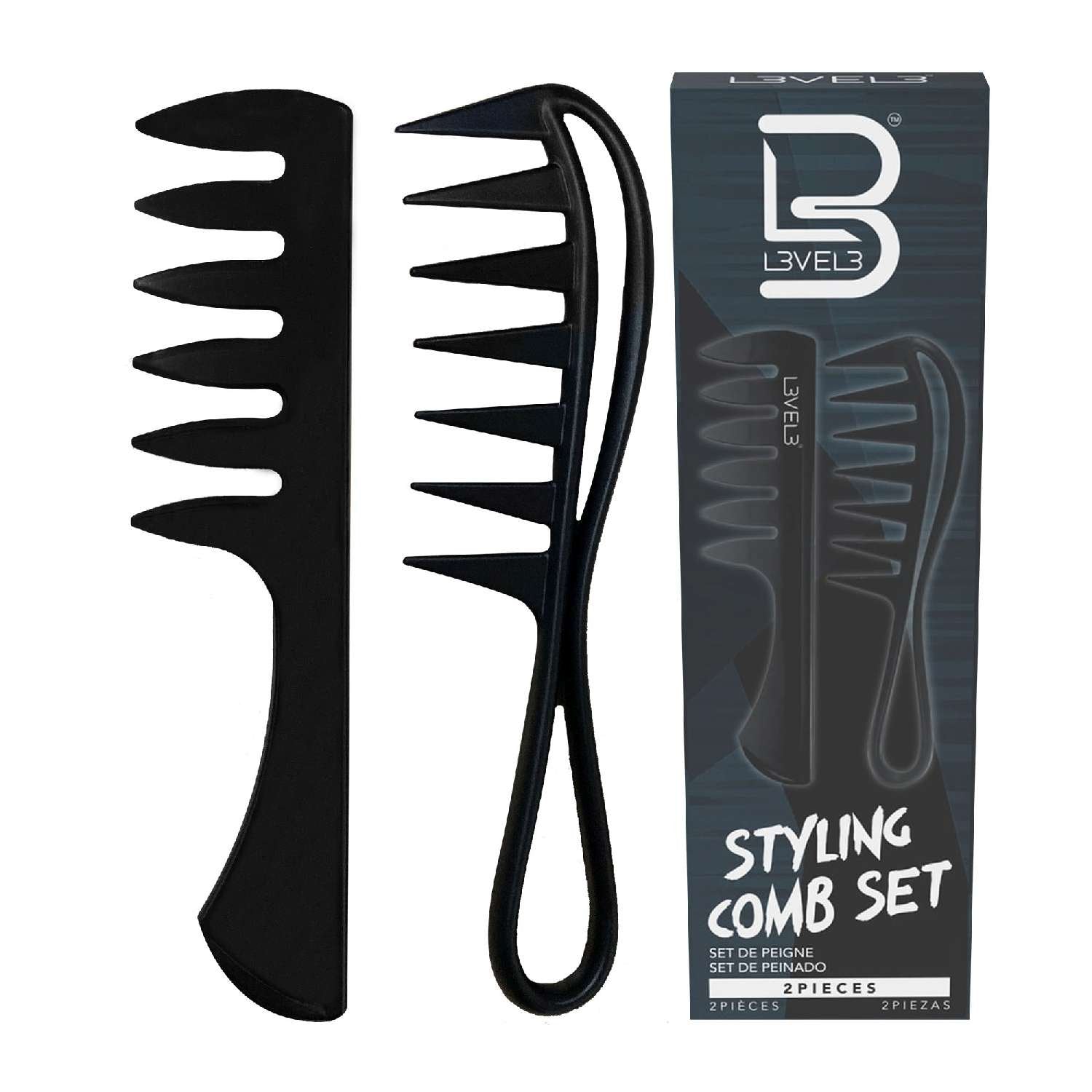 LEVEL3 2PC STYLING COMB SET