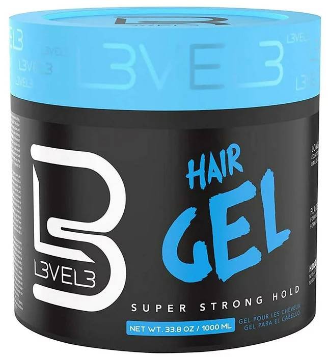LEVEL3 SUPER STRONG HAIR GEL 33.8 OZ