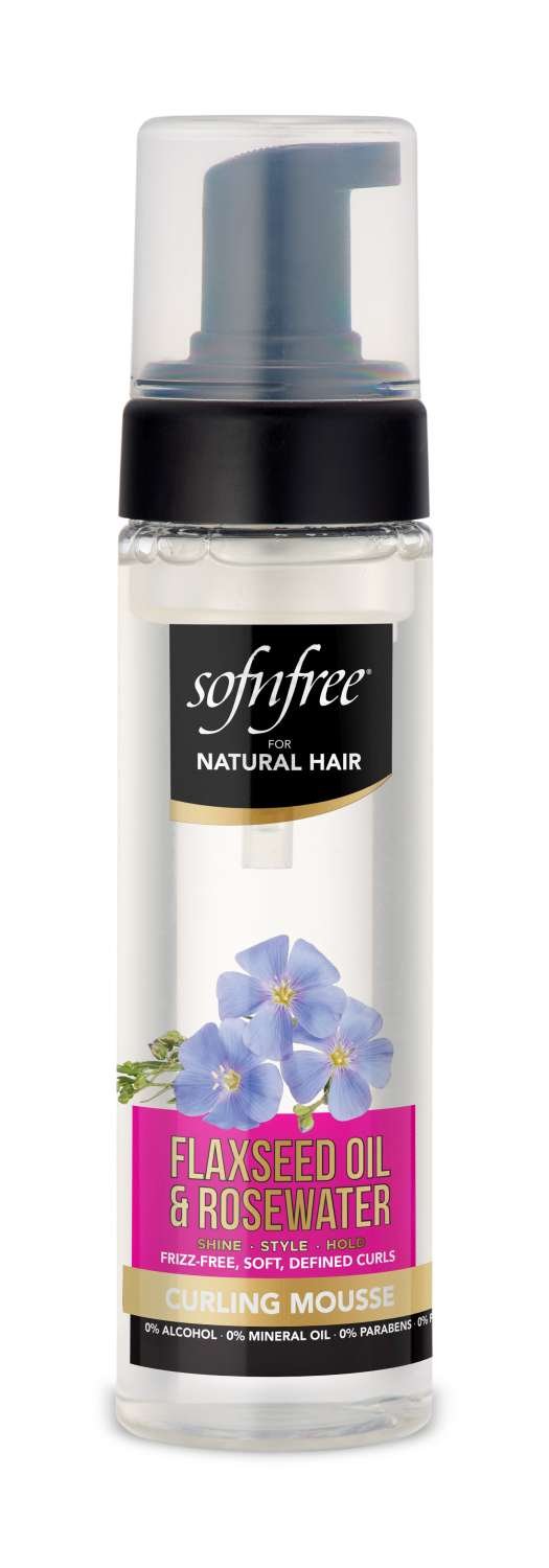 SNF FLAXSEED OIL & ROSEWATER MOUSSE 6.76 OZ