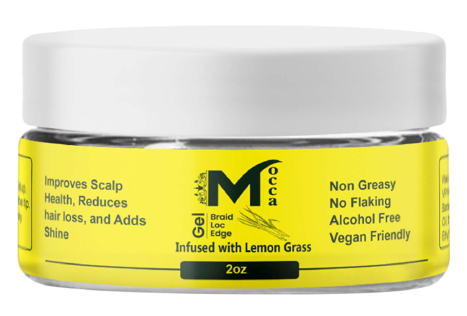 MOCCA BRAIDING GEL LEMONGRASS 2 OZ