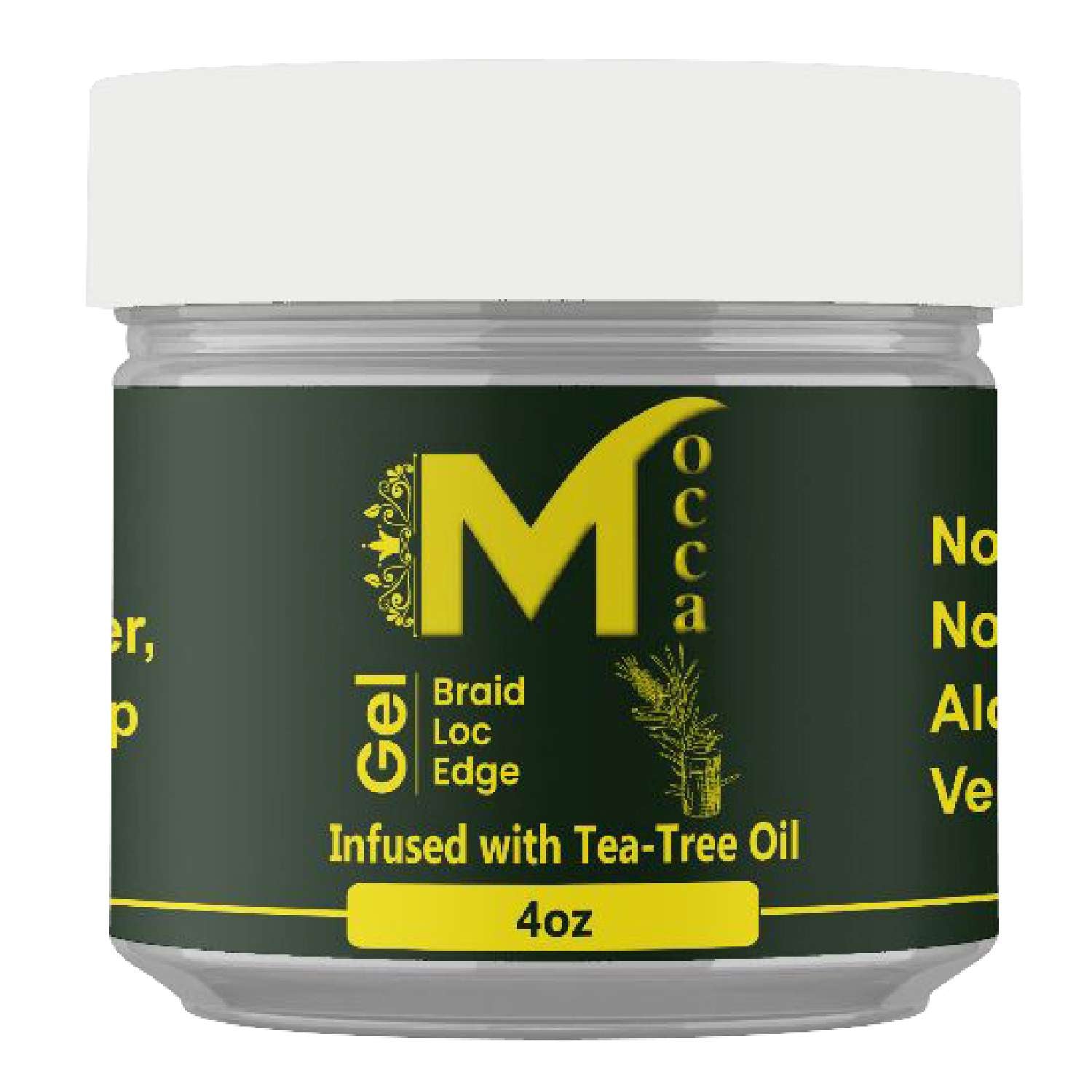 MOCCA BRAIDING GEL TEA TREE 4 OZ