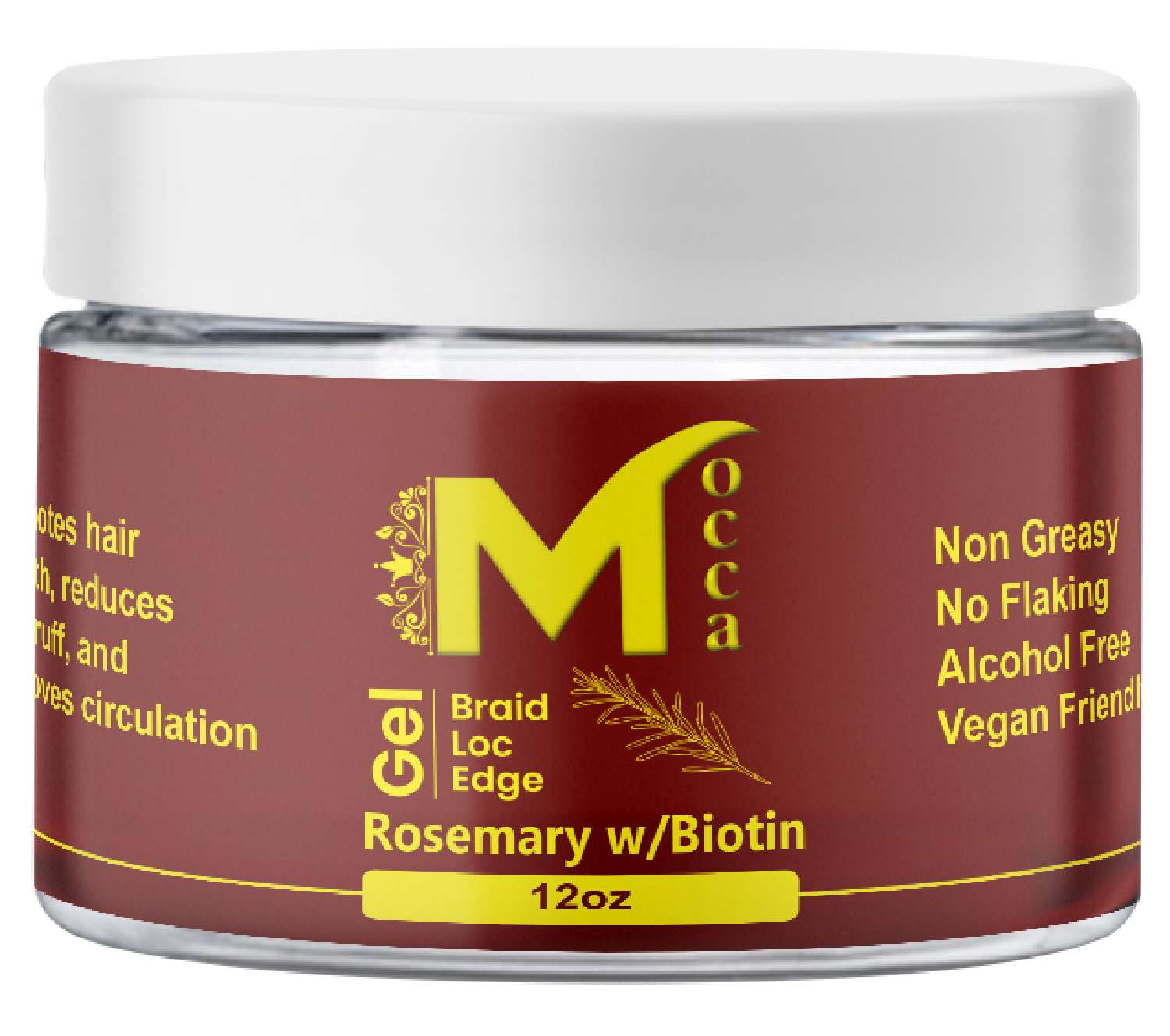 MOCCA BRAIDING GEL ROSEMARY 12 OZ