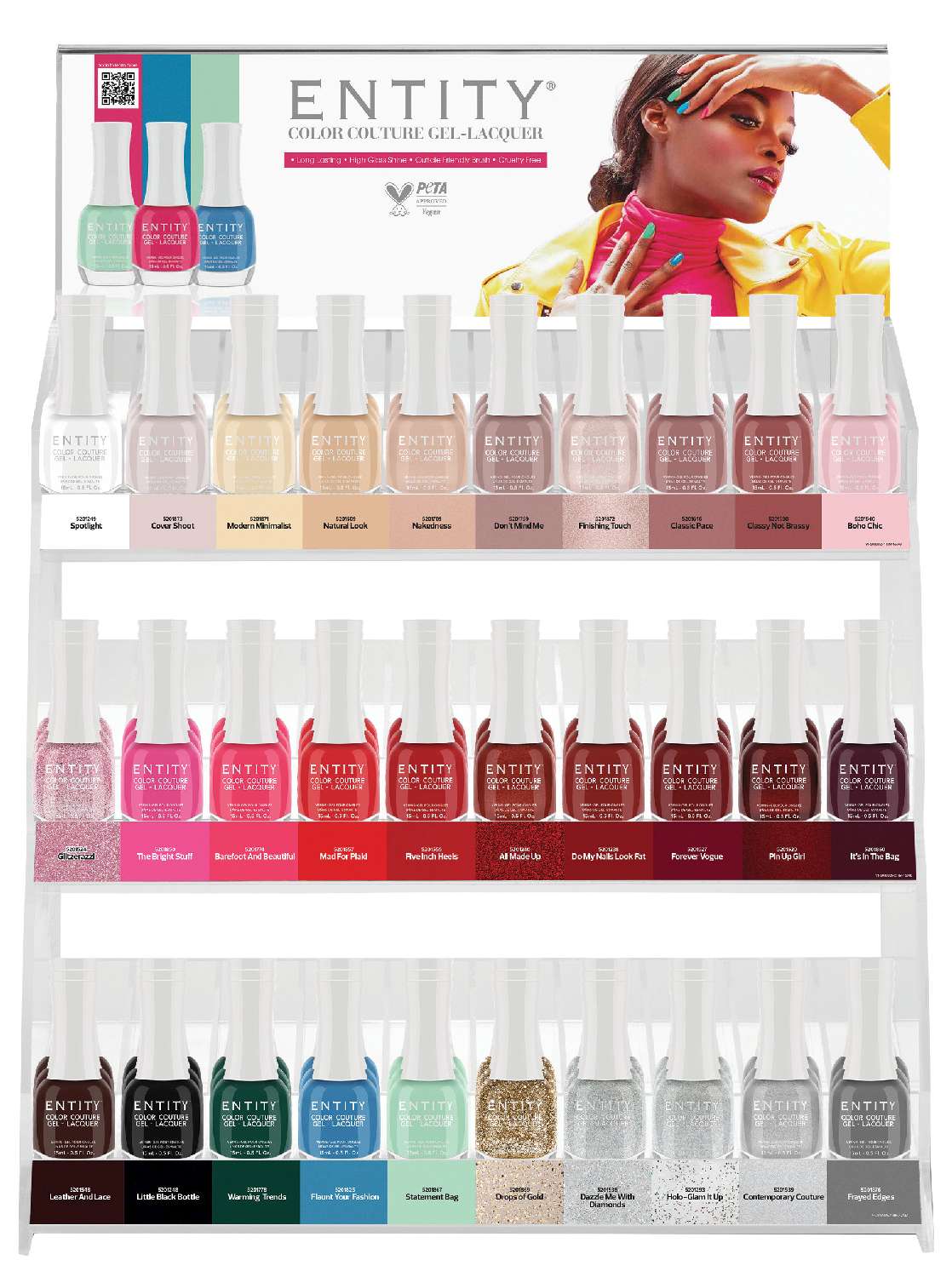 ENTITY 90 PCS 30 SHADES LACQUER