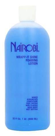 NAIROBI WRAPP-IT SHINE FOAMING LOTION 32 OZ