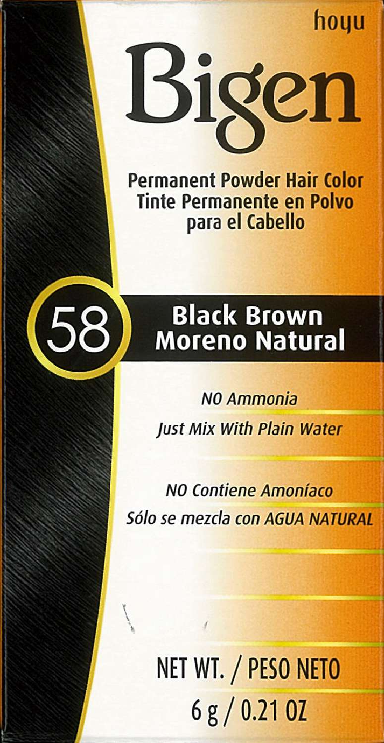 BIGEN POWDER [58] BLACK BROWN