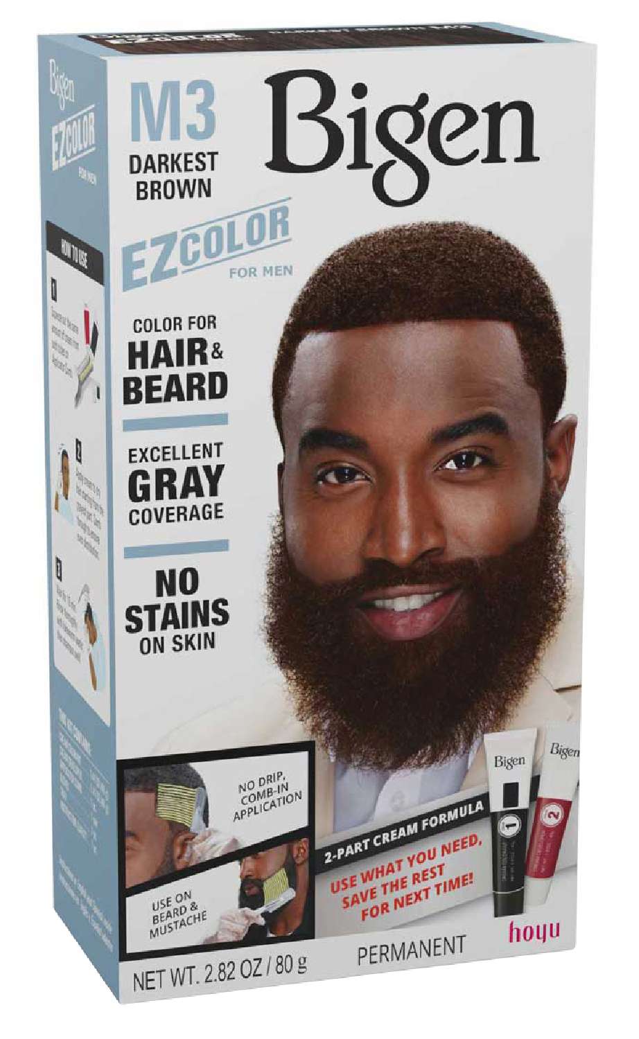 BIGEN EZ MEN [M3] DARKEST BROWN