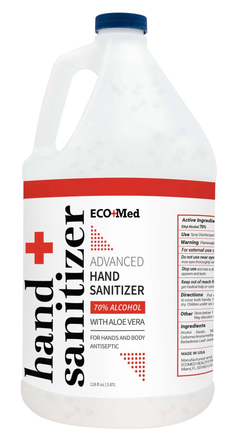 ECO MED HAND SANITIZER 128 OZ