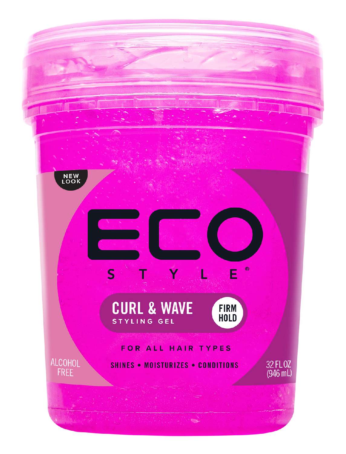 ECO STYLE GEL [PINK] CURL/WAVE 32 OZ