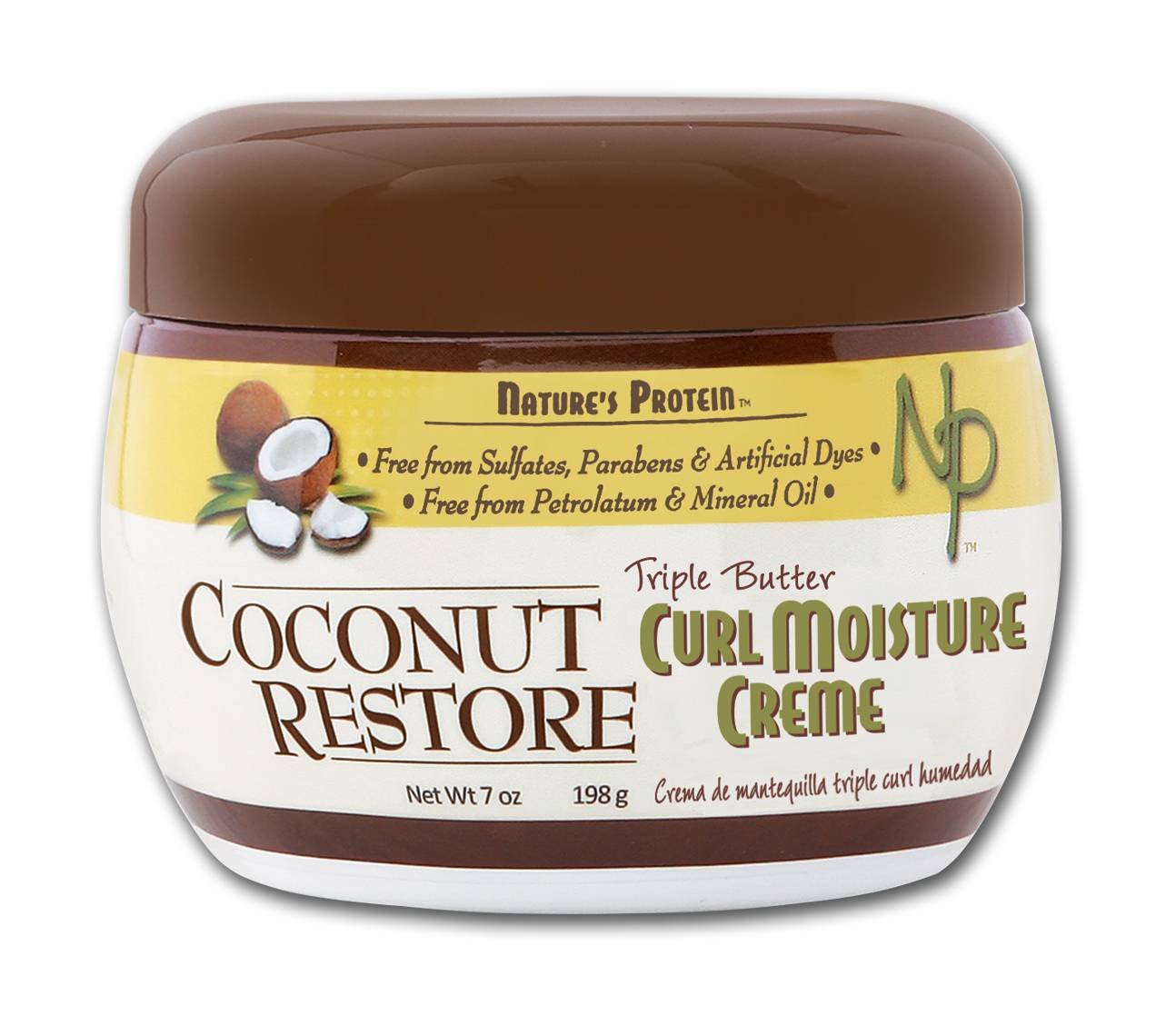 COCONUT RESTORE CURL MOIST CREME 8 OZ