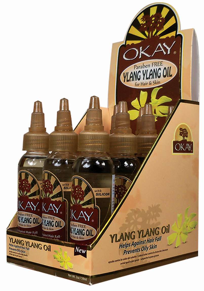 OKAY SKIN/HAIR OIL YLANG YLANG 12/DP