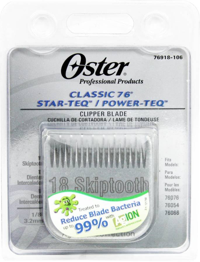 OSTER BLADE 76 AG #18 SKIPTOOTH