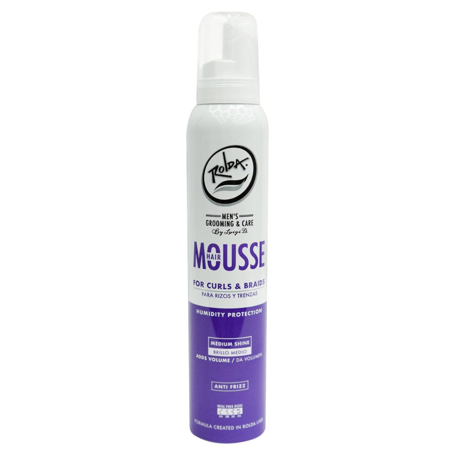 ROLDA HAIR MOUSSE CURLS & BRAIDS 6.76 OZ