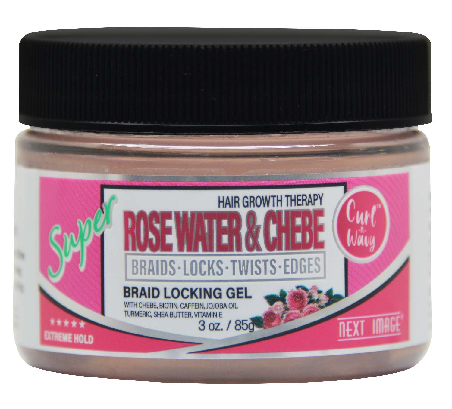 NEXT IMAGE BRAID GEL S/HOLD ROSE WATER 3 OZ