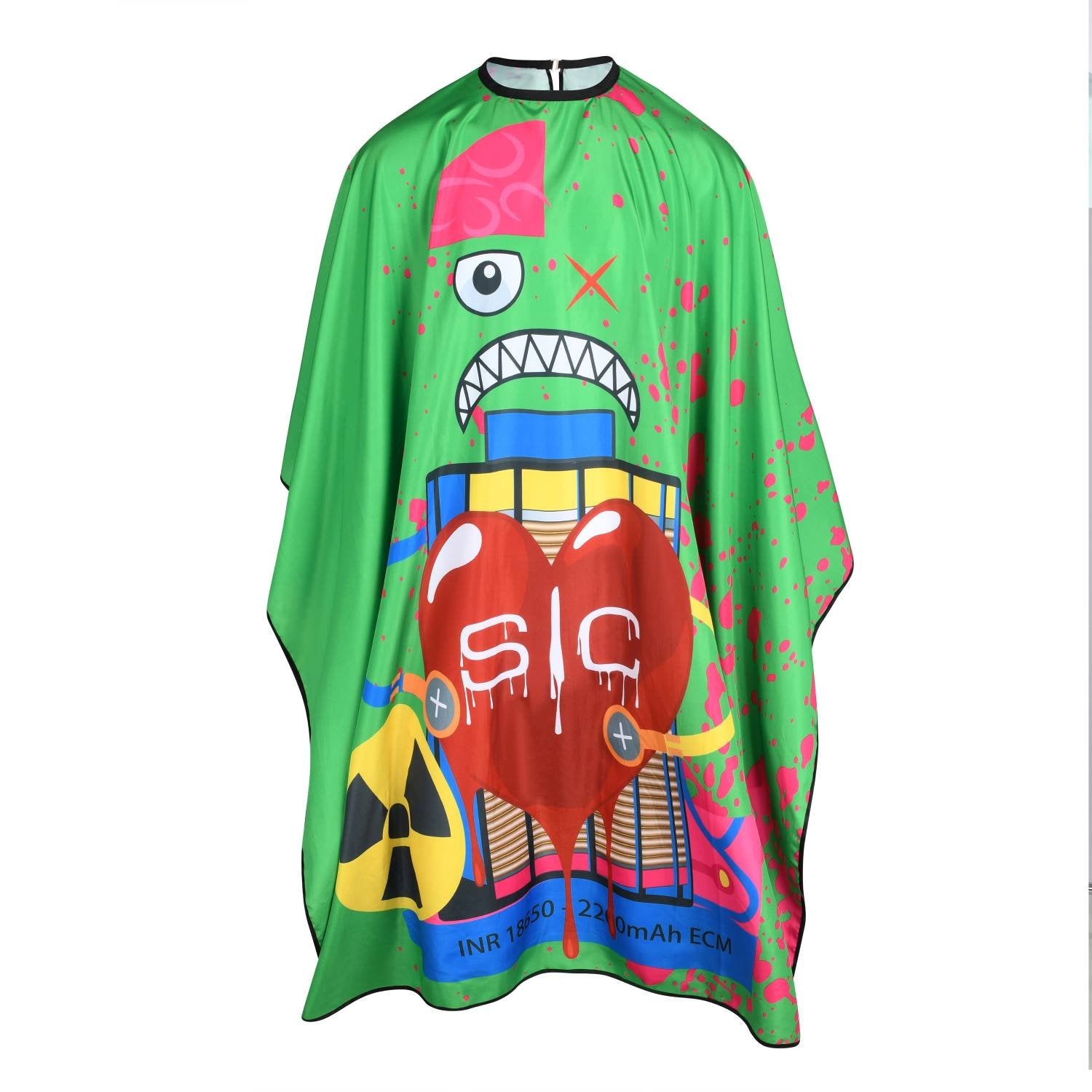 STYLECRAFT RADIOACTIVE BARBER CAPE [GRN]