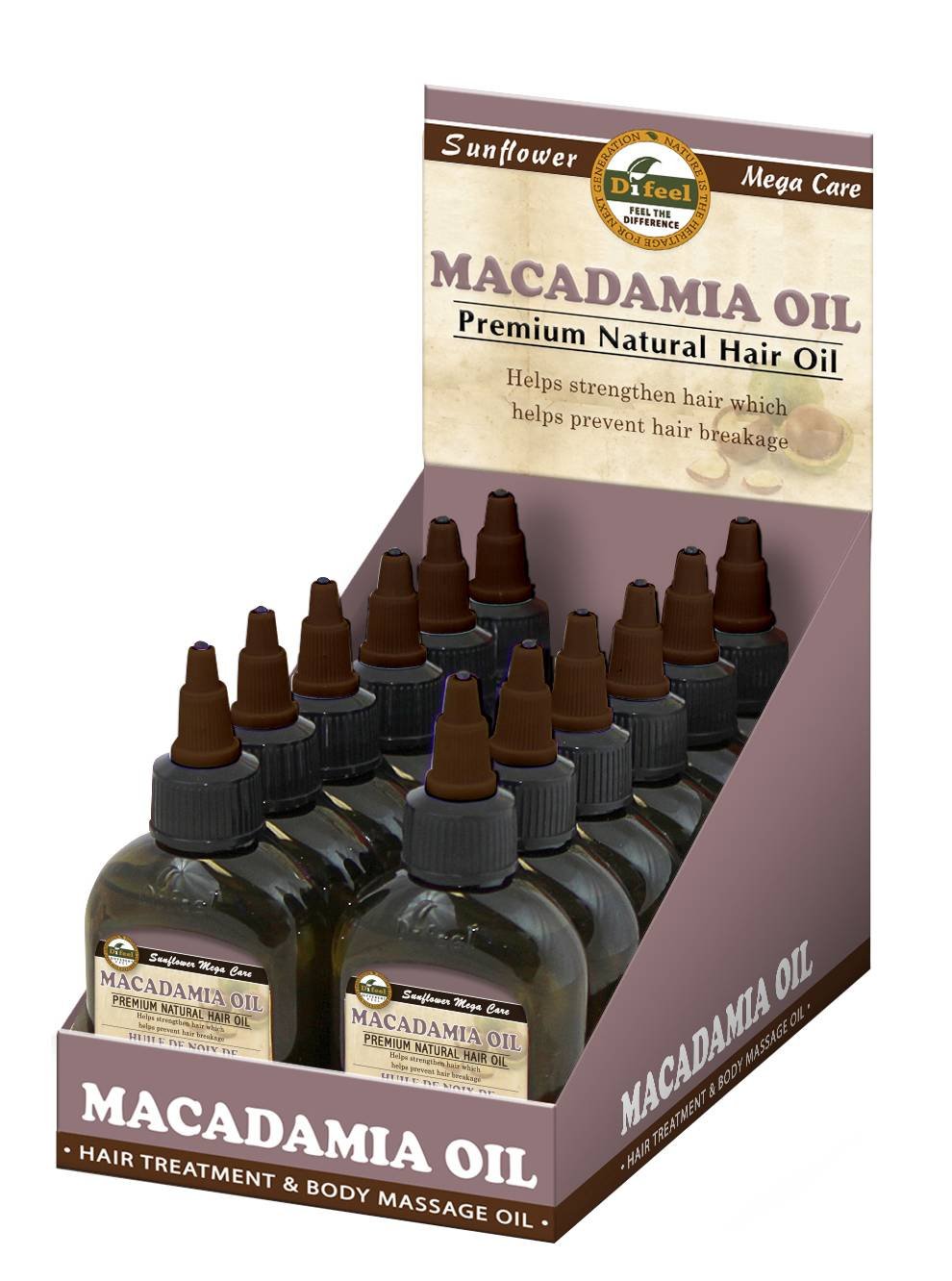 DIFEEL 12/DP PREM OIL MACADAMIA 2.5 OZ