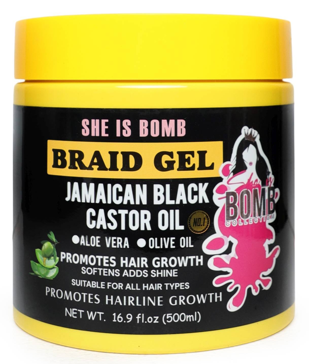 SHE IS BOMB BRAID GEL [JBCO] 16.9 OZ
