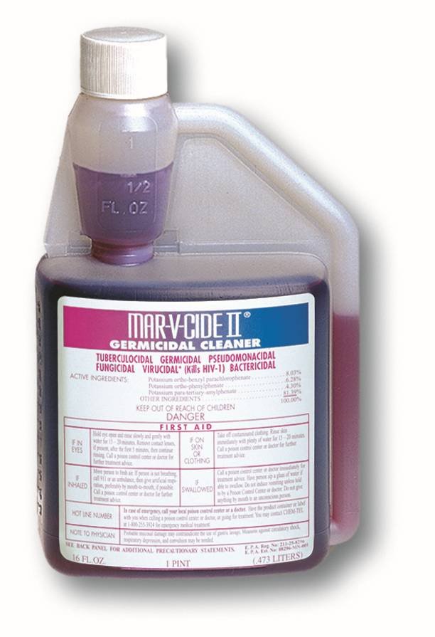 MAR-V-CIDE II GERMICIDAL CLEANSER 16 OZ