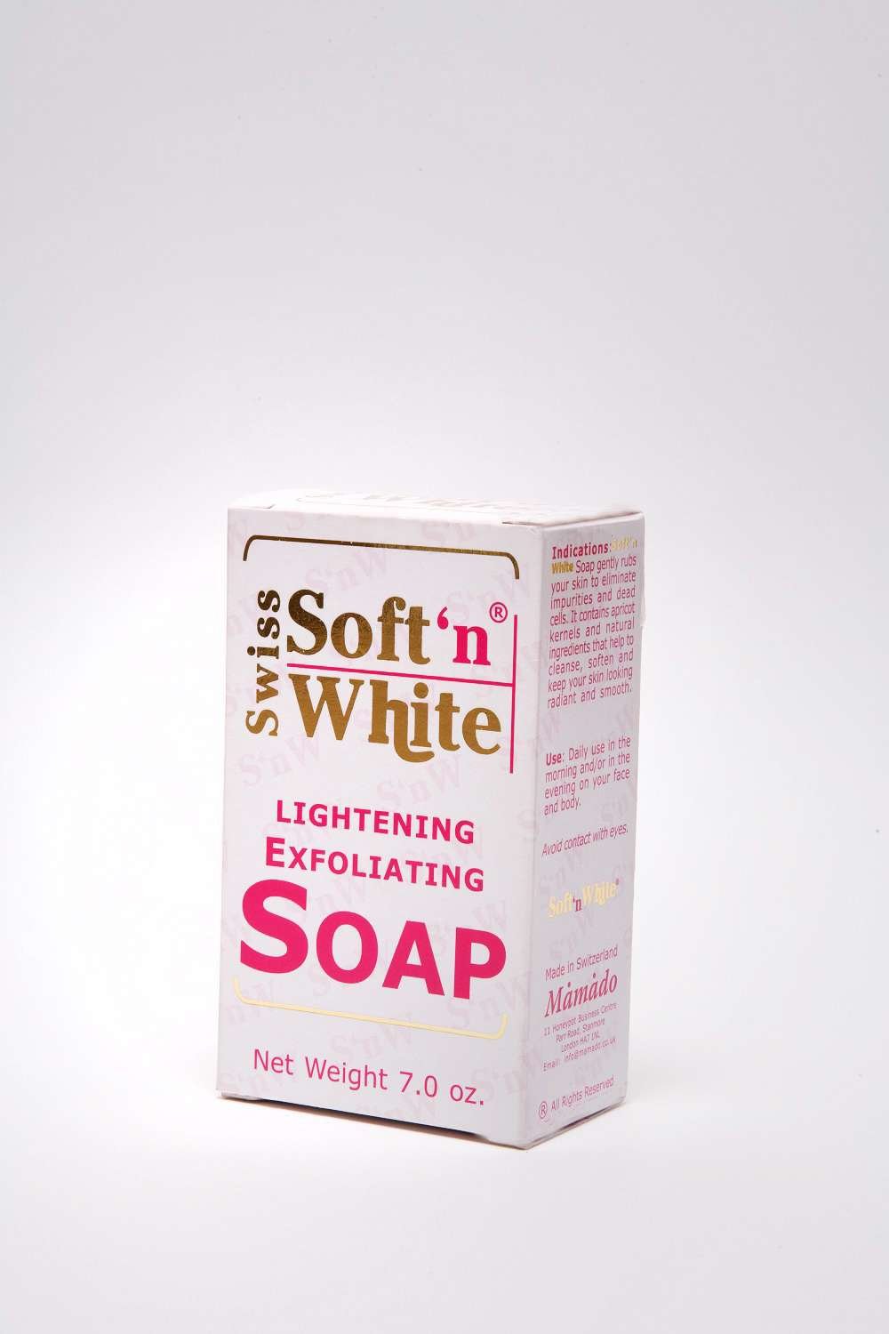 SOFT'N WHITE SOAP [EXFOLIATING] 7 OZ