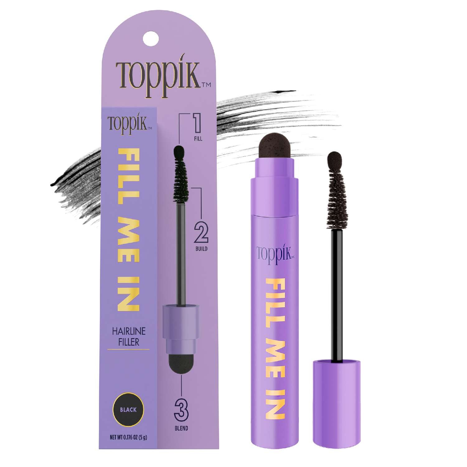 TOPPIK FILL ME IN HAIRLINE FILLER BLACK
