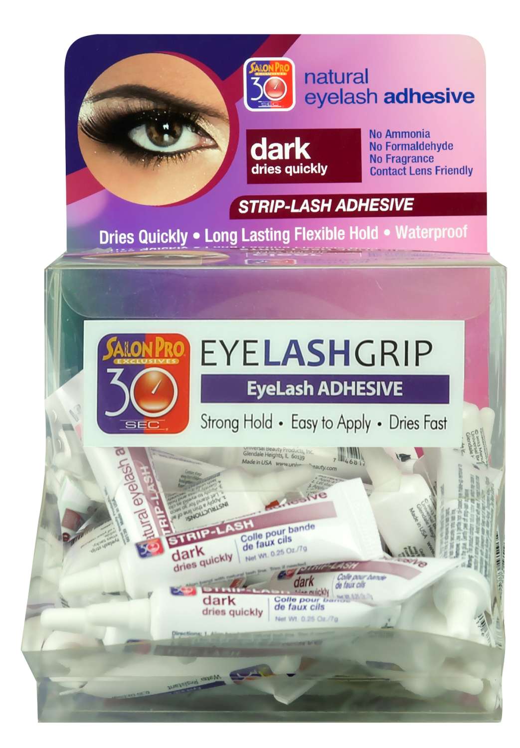 SALON PRO 30 SEYELASH GLUE DARK 0.25OZ