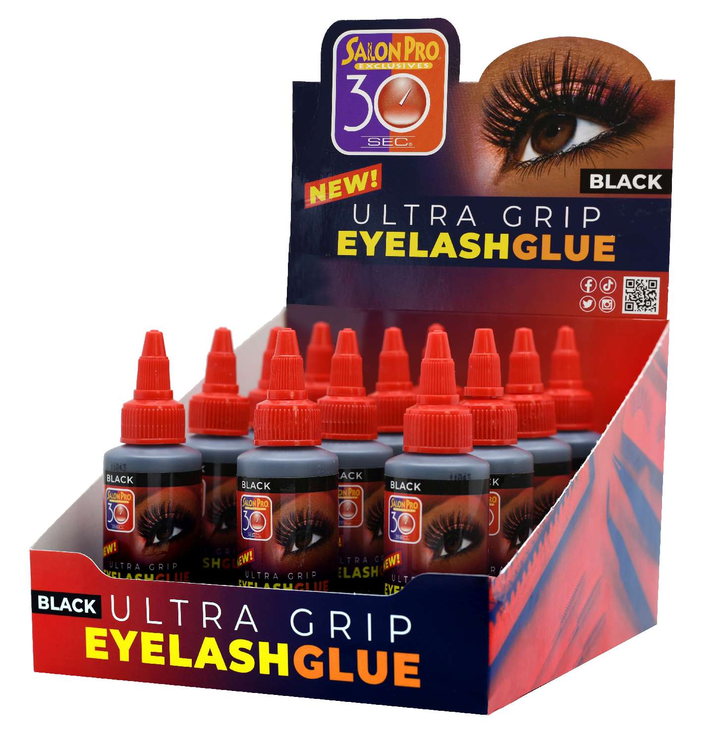 SALON PRO 30 SEC EYELASH GLUE 12DP BLACK