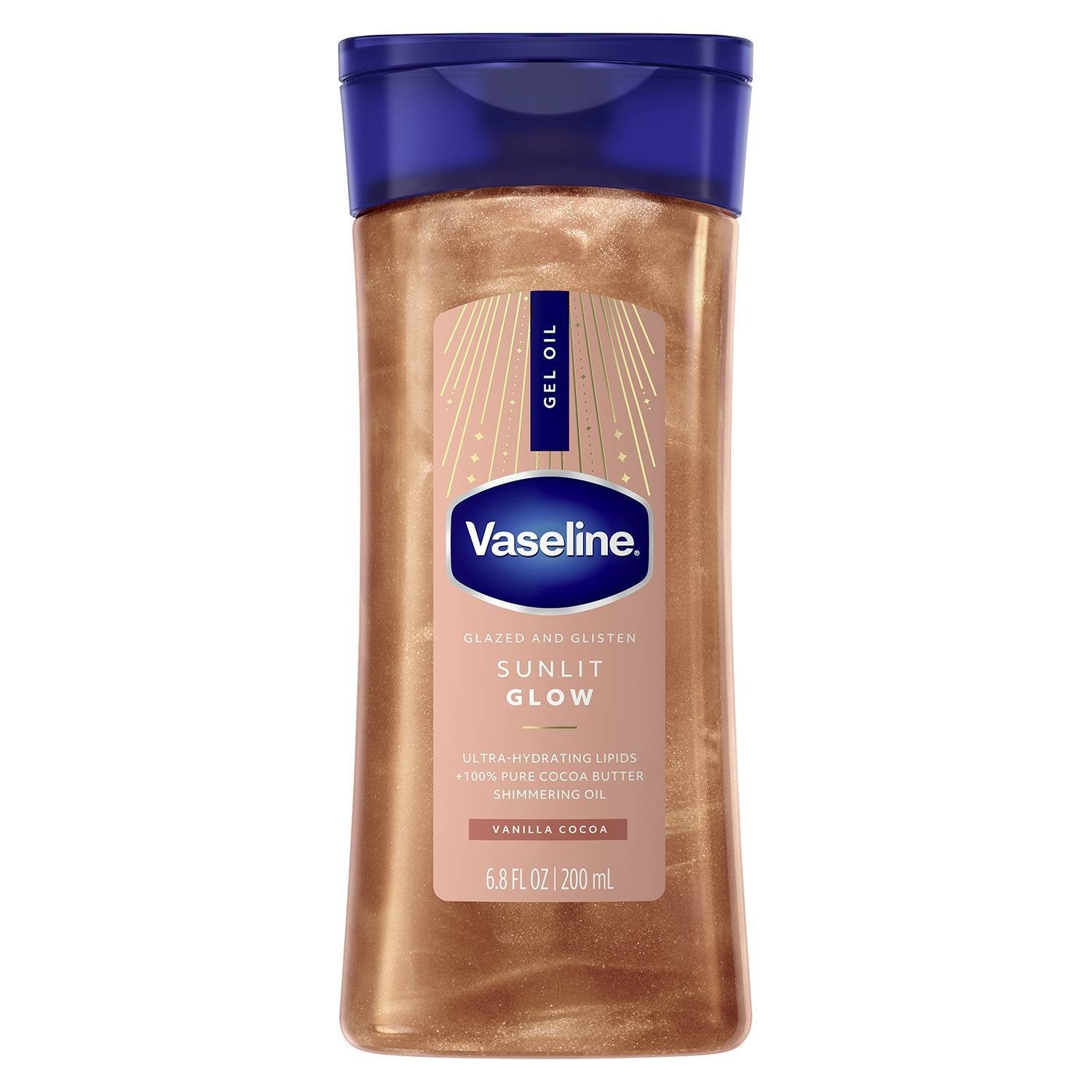 VASELINE GEL OIL SUNLIT GLOW 6.8 OZ