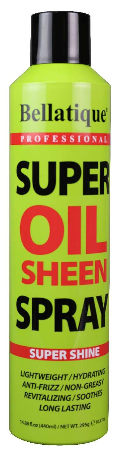BELLATIQUE SUPER OIL SHEEN SPRAY 6/DP 14.88 OZ