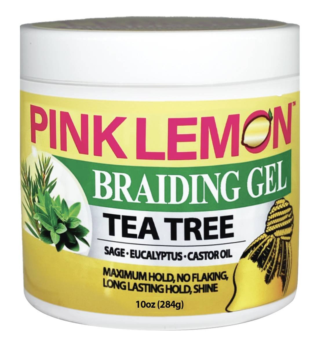 P/LEMON BRAIDING GEL [TEA TREE] 10 OZ